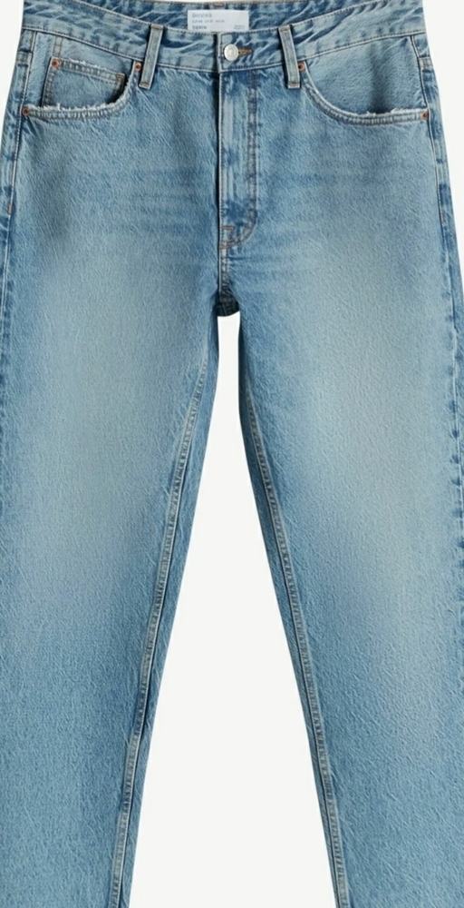 Bershka Straight Vintage Denim - Picture 4 of 5